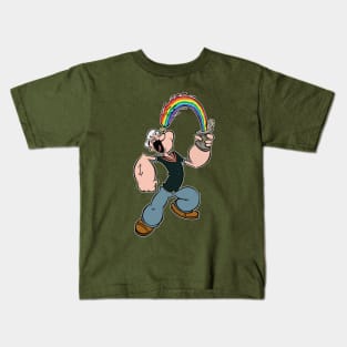 Taste the Rainbow (outlined) Kids T-Shirt